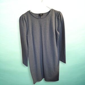 Talbots Charcoal Long Sleeve Dress